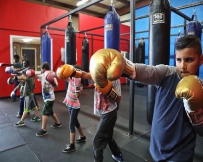 Boxing class for kids