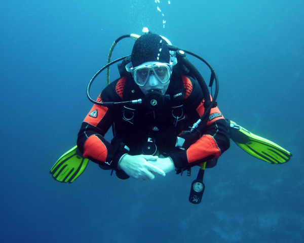 advanced open water depth